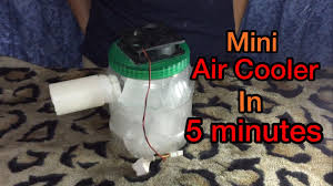 how to make air cooler with dry ice
