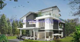Modern Bungalow House Design Malaysia