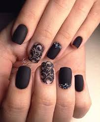 Black nail designs… last week we looked at some of the best ideas for white nails so it is logical that we look at black nails today! 50 Black Nail Art Designs Nenuno Creative