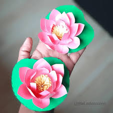 how to make a paper lotus flower with