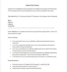 Since fresher resumes do not contain a lot of details pertaining to professional work experiences, there is a different set of guideline that should be followed in formulating this kind of resume. 25 Fresh Sample Cv Format For Freshers Best Resume Examples