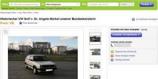 Sa nu pedepsim industria auto! Versteigerung Merkels Auto Bei Ebay Im Angebot Np Neue Presse