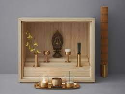 buddhist altar for a changing an