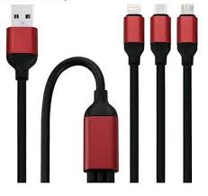 3 In 1 Usb Data Cable Android Lightning Type C Data Cable Sync Charger For All Smartphones At Rs 250 10pic Data Cables य एसब ड ट क बल Delta Track Kolkata Id 20999548591