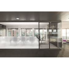 removable privacy frosted window glass