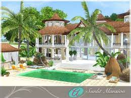 Sims House Design Mansion Beach House