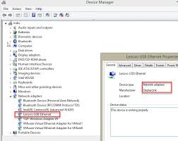 find docking station in device manager