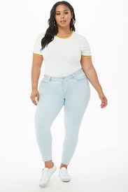 Plus Size Sculpted High Rise Skinny Jeans