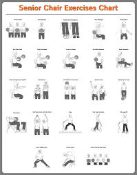 10 best chair gym exercises printable