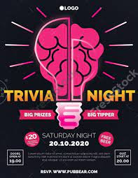 In this download, you get a4 and us letter format trivia night flyers for promoting the event in a creative way. Trivia Night Flyer Freshstock