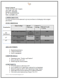 Resume Format for MBA Finance Fresher sample resume format