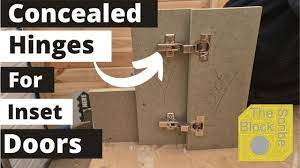 concealed hinges for inset door