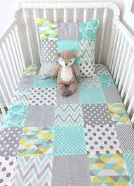 baby blanket crib bedding patchwork