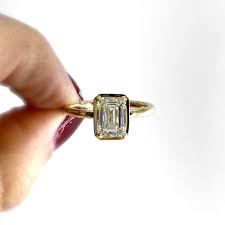 1 71 ct emerald cut diamond ring von