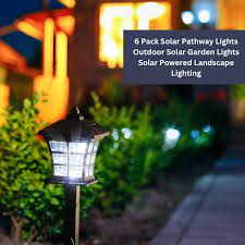 Buy 6 Pack Solar Pathway Lights Outdoor