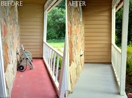 Porch Paint Before And After Ugly