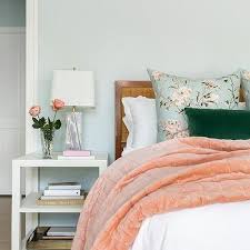 Peach Bedroom Walls Design Ideas