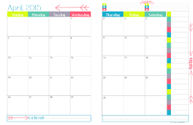Best Photos Of Free Printable 2015 Monthly Calendars Free