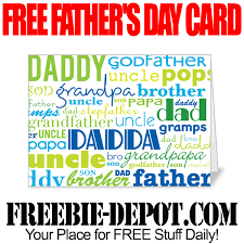 The father's day quotes for son, from dad or from mom, will make him feel proud of the man and father you helped him become.your son is raising his children based upon your teachings. Free Father S Day Card Free Greeting Card For Dad Exp 6 14 16 Freebie Depot