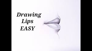 easy for beginners drawing lips with