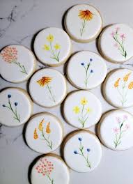 Flower Watercolor Sugar Cookies