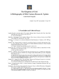 the kingdom of god a bibliography of th century research the kingdom of god a bibliography of 20th century research ancient mediterranean religions abrahamic religions