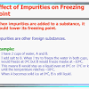 Project Report on Effect of Impurities on the Boiling Point