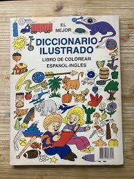 El Mejor Diccionario Ilustrado Libro De Colorear - Etsy