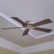 Minka Aire Supra 52 Ceiling Fan No Light Brushed Steel Silver Blades