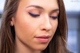 party makeup tutorial smokey blue