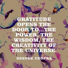 Quotes About Gratitude - Deepak Chopra via Relatably.com