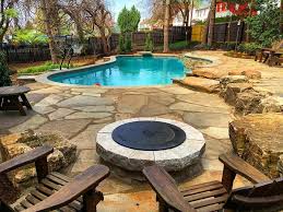 Natural Stone Poolside Patio Outdoor