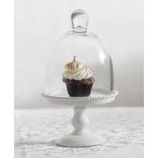 mini glass dome perfect for cupcakes or