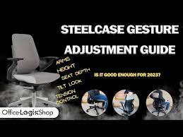 steelcase gesture adjustment guide is