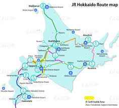 This is a map of hokkaido, you can show street map of hokkaido, show satellite imagery(with the tsugaru strait separates hokkaido from honshu. Jr Hokkaido Route Map Uu Hokkaido