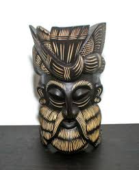 Wood Carving Mask Art