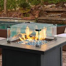 Bali Outdoors Fire Pit Wind Guard Fence