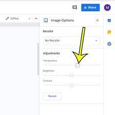 You can submit your idea using the help > report a problem menu. How To Make A Picture More Transparent In Google Docs Live2tech