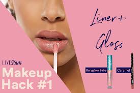 makeup hacks to make your lips look