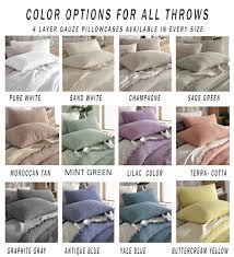 Bed Throw Cotton King Bed Cover Gauze