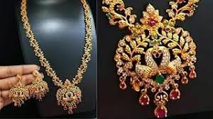 50 gram gold traditional necklace