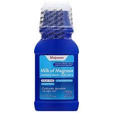 walgreens sugar fre milk of magnesia 12 fl oz bottle