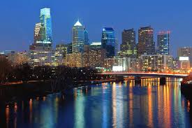 Philadelphia Skyline At Night by Bookwyrmm