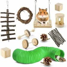 wooden hamster toy