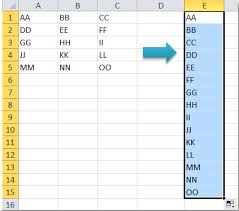 how to transpose convert columns and