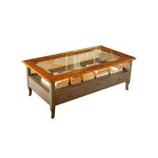 Coffee Table With Wooden Drawers With