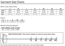 Abiding Beretta Vest Size Chart 2019