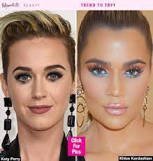 blue eyeliner makeup trend try the