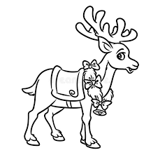 This cute reindeer colouring page will keep younger children busy for a little while. Reindeer Coloring Pages Picture Whitesbelfast