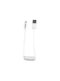 Startech Com Lightning To Usb Cable Coiled 0 3m 1ft White 1 Ft Lightningusb Data Transfer Cable For Ipad Ipod Iphone First End 1 X Type A Male Usb Second End 1 X Lightning